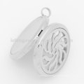 New arrival aromatherapy locket pendants,flower shape solid perfume jewelry